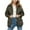 Brown puffer jacket women, variant on Nfurl Winter Puffer Coats for Women Warm Button Down Solid Color Winter Jackets with Pockets Lightweight Outerwear Going Out Quilted Jacket Coffee L