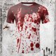 thumbnail image 2 of Blusas de Manga Corta para las Mujeres Casual Halloween Impreso Cuello Redondo Suéter, Top de Moda para la Fiesta Y Diario, 2 of 3