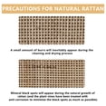 thumbnail image 5 of 51.18"6-Drawers Rattan Storage Cabinet Rattan Drawer,for Bedroom,Living Room (Black), 5 of 11