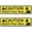 Yellow Watch You Step, variant on 2PCS Caution Watch Your Step Sign, Self-Adhesive Waterproof Vinyl Watch Your Step Sticker, Warning Sign for Home/House, Business, Restaurants and Offices Outdoor or Indoor Use(Black White)