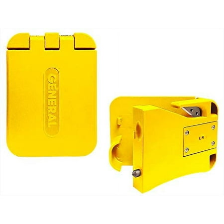 General Tools 7904-Y 3-in-1 Car Emergency Escape Tool, Clips To Seatbelt, Window Glass Breaker, Safety Hammer, Seatbelt Cutter, Handy In An Emergency, LED Light, 2 Pack, Yellow