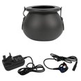 thumbnail image 2 of Halloween Witch Cauldron with Mist Maker Fogger 12 LED Light Color Change Pond Fogger Misting Cauldron Halloween Decor Fog Machine for Holiday Party(Black), 2 of 8
