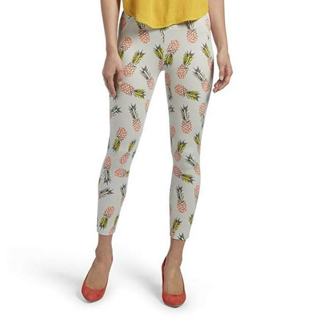 HUE U18751 Simply STRETCH Skimmer PINEAPPLE Sand LEGGING Pant ( XS )