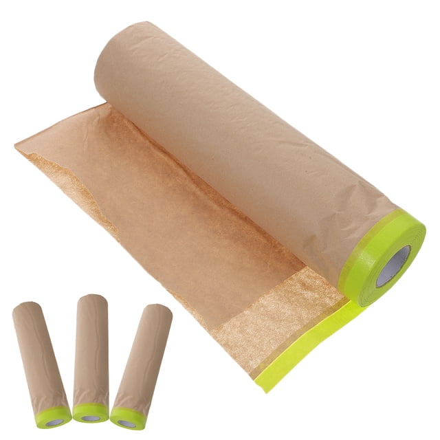 CRAFTHROU Masking Paper for Painting Cars Protective Masking 4 Rolls 15cm x 15m