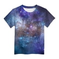 thumbnail image 4 of Toddler Kids Girls Short Sleeve Crew Neck T Shirts 24 Months 2t 3t 4t 5t 6t 7t Summer Soft Cotton Casual Basic Daily Wear Tops Gibobby,4-5 Years ,Sky Blue, 4 of 4