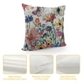 thumbnail image 4 of PHYHOO Throw Pillow Covers Decorative Summer Spring Pillow Covers Linen Flower Butterfly Farmhouse Pillowcases for Sofa Couch Living Room Outdoor Patio, 4 of 5