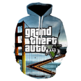 thumbnail image 3 of Sudadera con capucha para hombre y mujer con estampado 3D del juego GTA 5 Grand Theft Auto, estilo hip hop, de gran tamaño, ropa de calle, tops para niños, 3 of 5