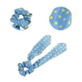 thumbnail image 3 of Unique Bargains 1 Pc Stylish Dots Ribbon Hair Elastics Hair Ties Sky Blue, 3 of 5