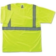 thumbnail image 3 of Ergodyne GloWearÂ® 8289 Type R Class 2 T-Shirt, Lime, M, 3 of 3