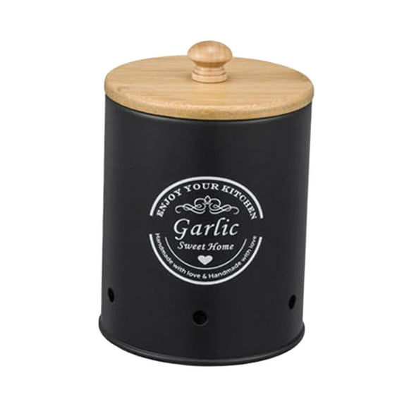 Vegetables Storage Bin Rustic Potato Onion Garlic Storage Bin with Ventilation Holes Food Storage Container Kitchen Canisters