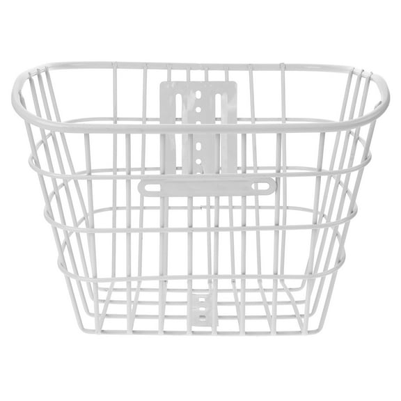 PTOOTP White Iron Wire Bike Basket, and Easy to Install, Versatile Front Handlebar Storage for