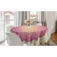 thumbnail image 1 of Pink Mandala Round Tablecloth, Vibrant Universe Tribal Awakening Healing Pattern, Circle Table Cloth Cover for Dining Room Kitchen Decoration, 60", Hot Pink Coral and Cream, by Ambesonne, 1 of 1