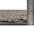 thumbnail image 5 of Unique Loom Comfort Solid Shag Collection Area Rug - Solace (3' 3" x 5' 3" Rectangle Graphite Gray), 5 of 7