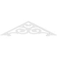 thumbnail image 4 of Ekena Millwork 48"W x 12"H x 1"P (6/12) Pitch Hurley Architectural Grade PVC Gable Pediment, 4 of 5