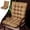 Coffee, variant on MuYan Chair Cushion, High Back Patio Cushions - Waterproof Solid Tufted Pillow, Indoor/Outdoor Pads, Fade-Resistant & Seasonal All Weather Replacement