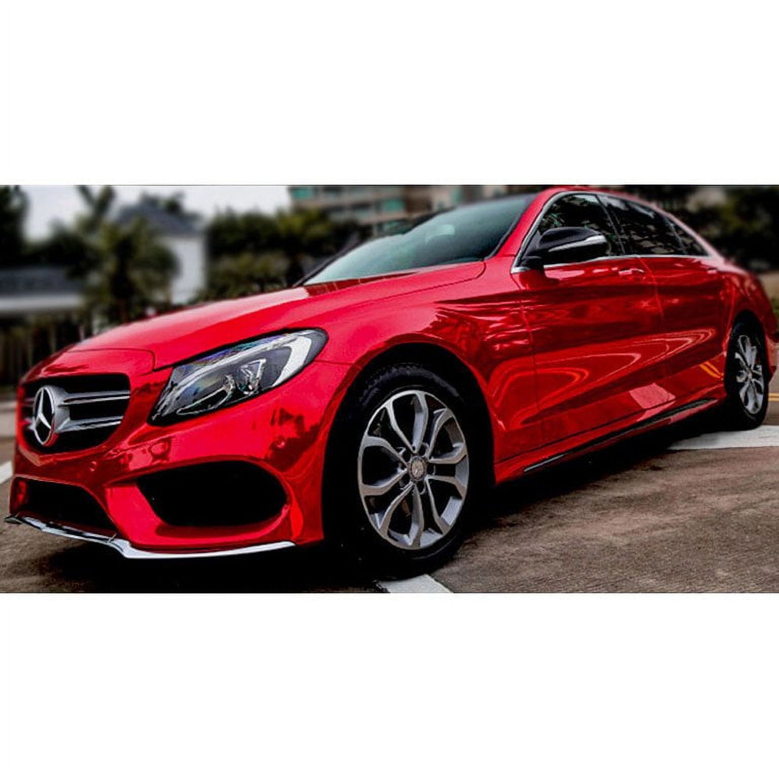 Premium Red Chrome Mirror Vinyl Wrap Film 1.52*20M Roll 5ft X 65ft For Car  Styling Air Bubble Free Stretchable And Durable From Top_carstyling,  $251.26