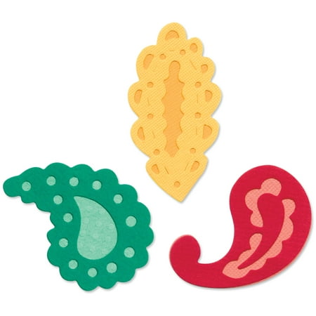Sizzix Sizzlits Die Set 3/Pkg-Paisley