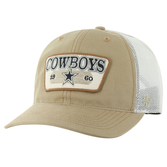 Men's '47 Khaki Dallas Cowboys Ridgewood Trucker Adjustable Hat