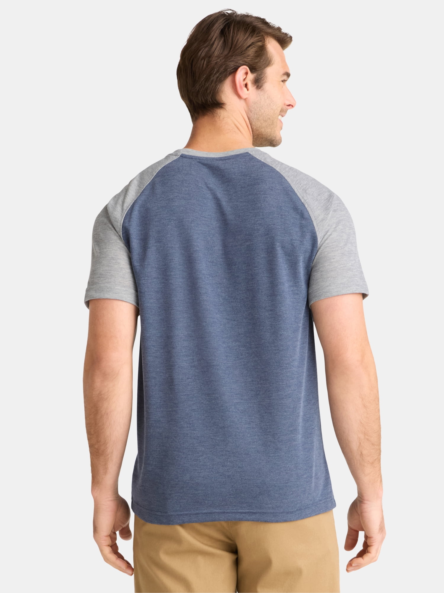 George Men's and Big Men's Raglan Tee, Sizes S-3XL