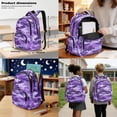 thumbnail image 3 of Kuiaobaty Camouflage Pattern Backpack Set with Lunch Bag for Teens 17 Inch Backpack Lunch Box with Bottle Holder Large Capacity Bookbag with Pencil Case for School Travel Camping, 3 of 7