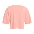 thumbnail image 5 of XIAONU Loose Cropped T-Shirt for Women Crew Neck Short Sleeve Casual Daily Boxy Fit Tee, 5 of 5