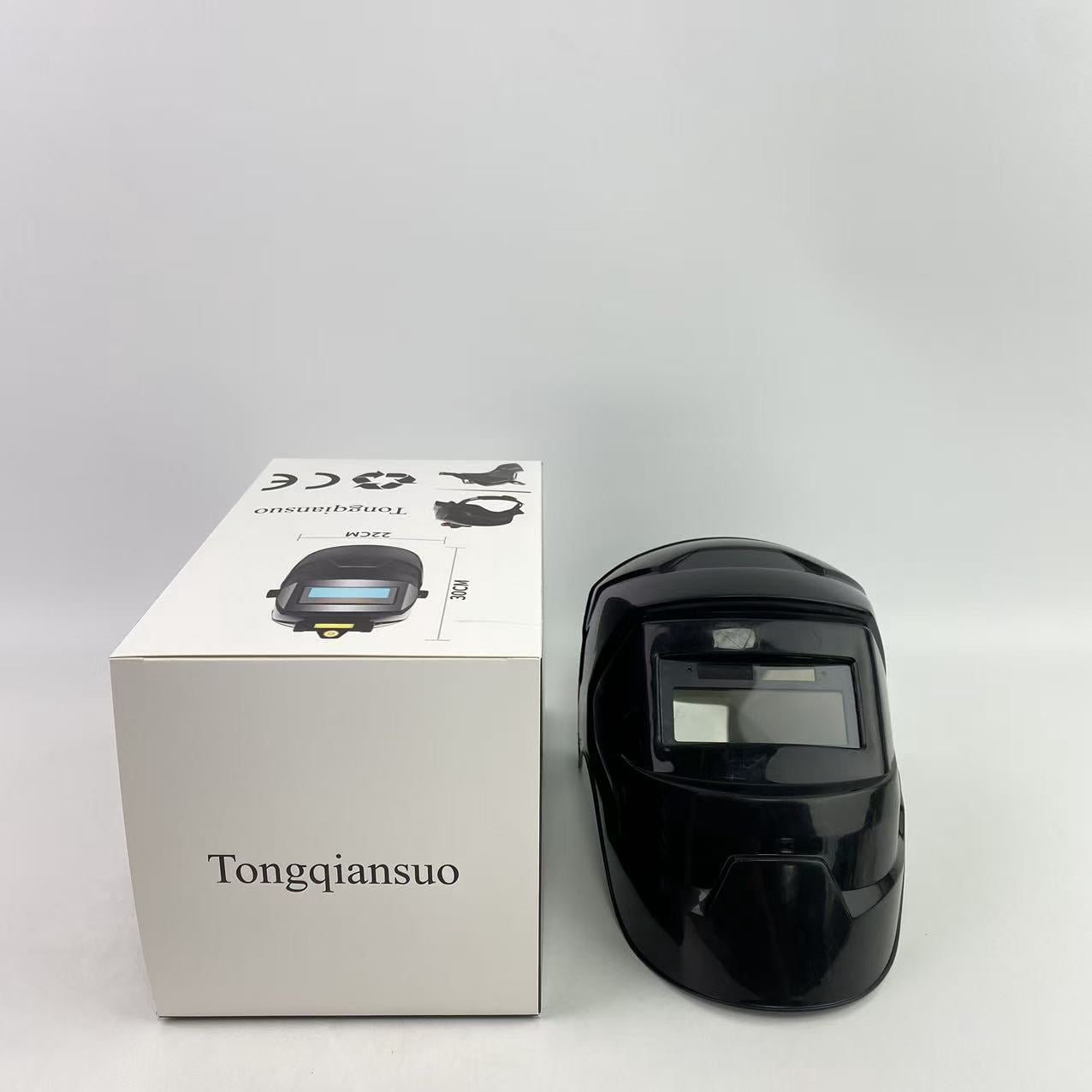 Tongqiansuo Welding masks,All-Purpose Welding Helmet with 2" x 4 1/4" Sel-Snap Lift Front, Ratchet Headgear, Black