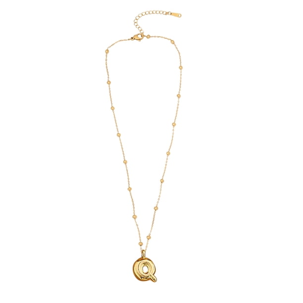 Collar Con Letras De Burbuja Collar Con Iniciales Doradas Para Mujeres Y Niñas Collar Con Colgante De Oro Collares Con Letras Joyas Regalo Regalo Para El Día De La Madre