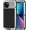 Silver, variant on for iPhone 13 Metal Case, Heavy Duty Shockproof Tough Rugged Case with Built-in Glass Screen Protector, 360 Full Body Protective Cover for iPhone 13 6.1 inch, Black