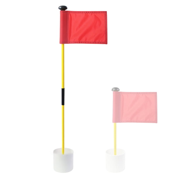 Soidarity Golf Flagstick Set Portátil Desmontable Ajustable Impermeable Lavable Colorido ABS Agujero Taza Poner Bandera Verde Amarillo Golf Rojo Soidarity OD021174-03