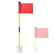 thumbnail image 1 of Soidarity Golf Flagstick Set Portátil Desmontable Ajustable Impermeable Lavable Colorido ABS Agujero Taza Poner Bandera Verde Amarillo Golf Rojo Soidarity OD021174-03, 1 of 6