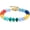Style-02, variant on Women's gemstone beaded bracelet, colorful natural stone surfing beach rainbow bracelet, jewelry gift