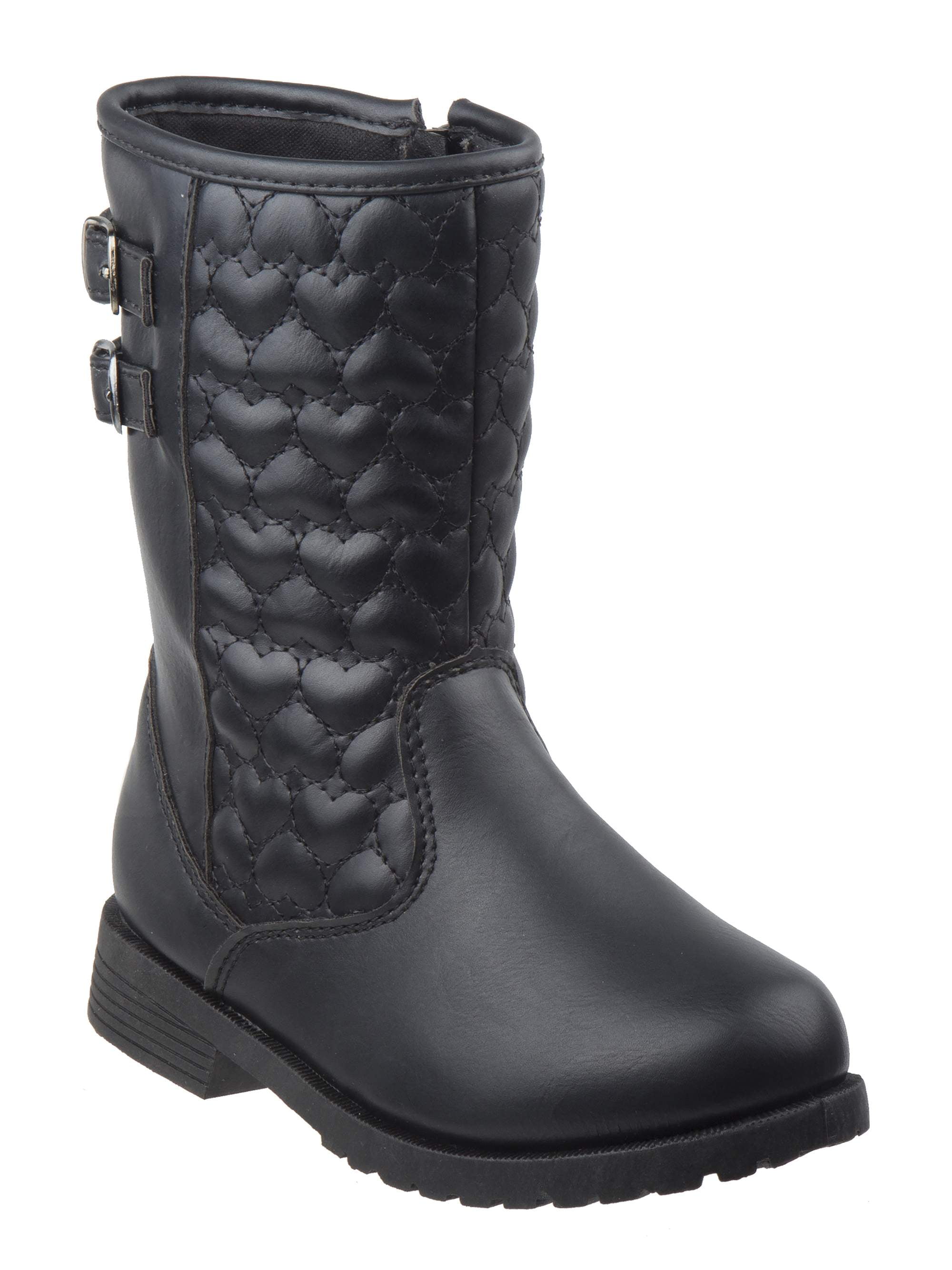 Rugged Bear Quilted Girls' Boots