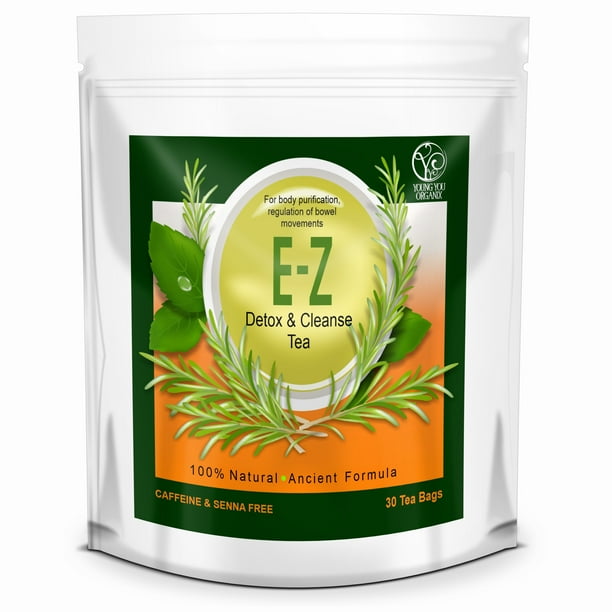 EZ Weight Loss Detox Tea, Appetite Control, Body Cleanse, Colon Detox