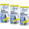 3 Pack - Ayr Saline Nasal Mist 50 mL Each
