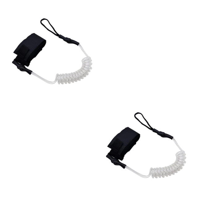 Naiovety Paddle Safety Rod Elastic Leash Boats Rope Raft Stretch Claro 45 cm 2piezas