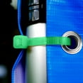 thumbnail image 4 of Green Reusable Nylon Cable Ties With Buckle Locking For Securing Wires Cables And Decorations Weather Resistant And Adjustable For Home Office And Outdoor Use, 4 of 5
