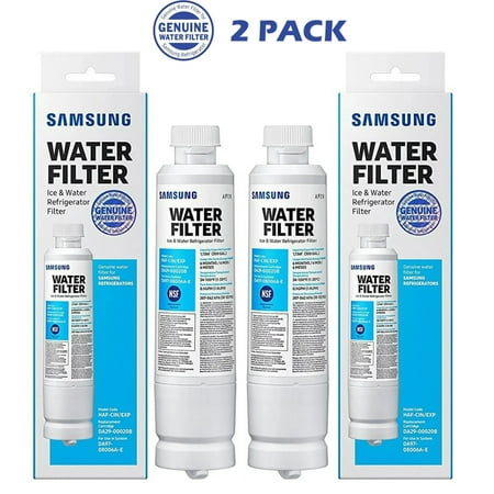 2 Pack DA29-00020B HAF-CIN/EXP Refrigerator Water Filter,Compatible with Samsung DA2900020 Water Filter Replacement FEAT4