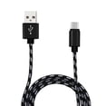 thumbnail image 1 of WASHWEPE Micro USB Data Sync Charging Cable 1Pack 3 Meters for Syncing and Charging in Black, 1 of 2