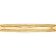 thumbnail image 4 of 14K Yellow Gold 3mm Milgrain Half-Round Wedding Band (Size 5.5) Made In United States m030-5.5, 4 of 5