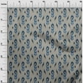 thumbnail image 2 of oneOone Tissu Polyester Lycra Imprimé Ikat Paisley au Mètre 56 Pouces de Large, 2 of 4