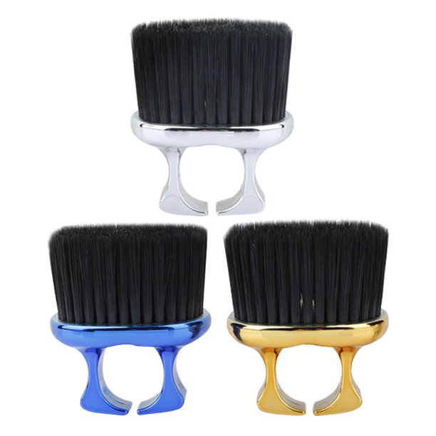 Cepillo para polvos de cuello, 3 unidades, para barbería, para decolorar el cabello, para hombre, profesional, para barbería