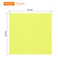 thumbnail image 2 of Unique Bargains 125 Sheets Origami Paper Double Sided 6x6 Inch(15x15cm) Square Sheet for Art Craft Project, Lemon Yellow, 2 of 5