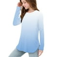 thumbnail image 7 of YUNAFFT Girls Long Sleeve T-Shirts Soft Cotton-like Side Slit Hem Casual Top for 2-12Y, 7 of 7
