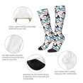 thumbnail image 3 of Gaeub Chaussettes Design Imprimé Papillon Chaussettes Hautes Extensibles pour Hommes Femmes Adolescents, Chaussettes de Softball Soccer pour Randonnée, Sport, 3 of 6