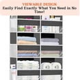 thumbnail image 4 of Over the Door Organizer s Extra Large Behind Door Storage of Compartments lbs Weight Capacity Over Door Organizer Door Hanging Organizer for Closet Diaper Organizer Room, 4 of 7