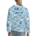 thumbnail image 7 of Honeii Cute Animals Surfers Pattern Womens Oversized Hoodies Long Sleeve Sweatshirts Pullover Fall Outfits with Pocket-X-Large, 7 of 7