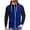 BH193 Blue, variant on Curuila Mens Hoodies Color Block Long Sleeve Zipper Pullover With Pocket Fashion Loose Warm Autumn Winter Sweatshirt Black Size L