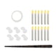 thumbnail image 1 of Velas Flotantes Macarena con Control Remoto 12 Piezas Amarillas, 1 of 8
