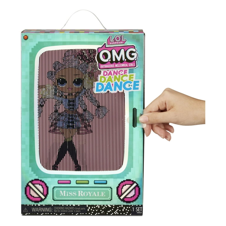 LOL Surprise OMG Dance Doll With 15 Surprises, Blacklight, Doll