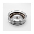 thumbnail image 4 of Chrome Double Groove Power Steering Pump Pulley Key Way For Bbc Chevy 350 454 26028613, 4 of 5